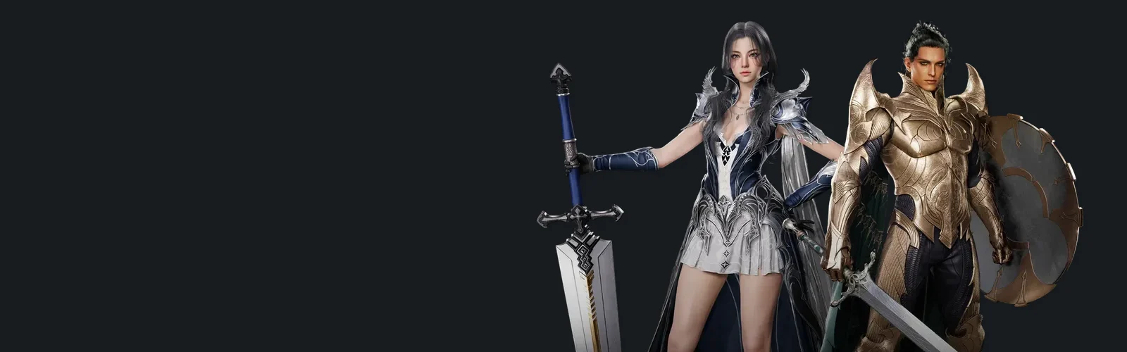 Gladiator and Templar characters in AION 2